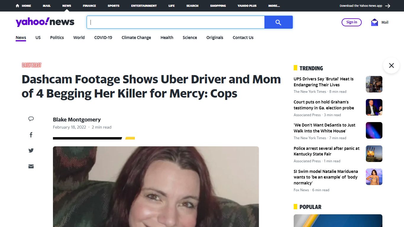 Dashcam Footage Shows Uber Driver and Mom of 4 Begging Her ... - Yahoo!