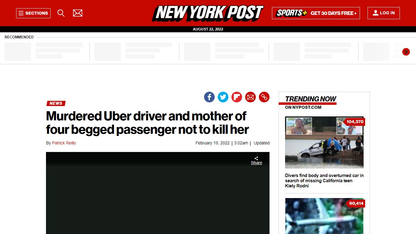 Uber driver Christi Spicuzza begged for her life before passenger ...